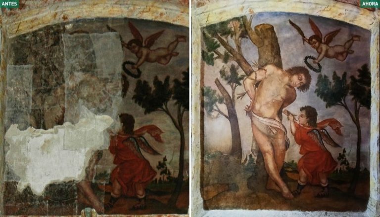 primera fase restauracion camarin virgen de la fuensanta villanueva del arzobispo