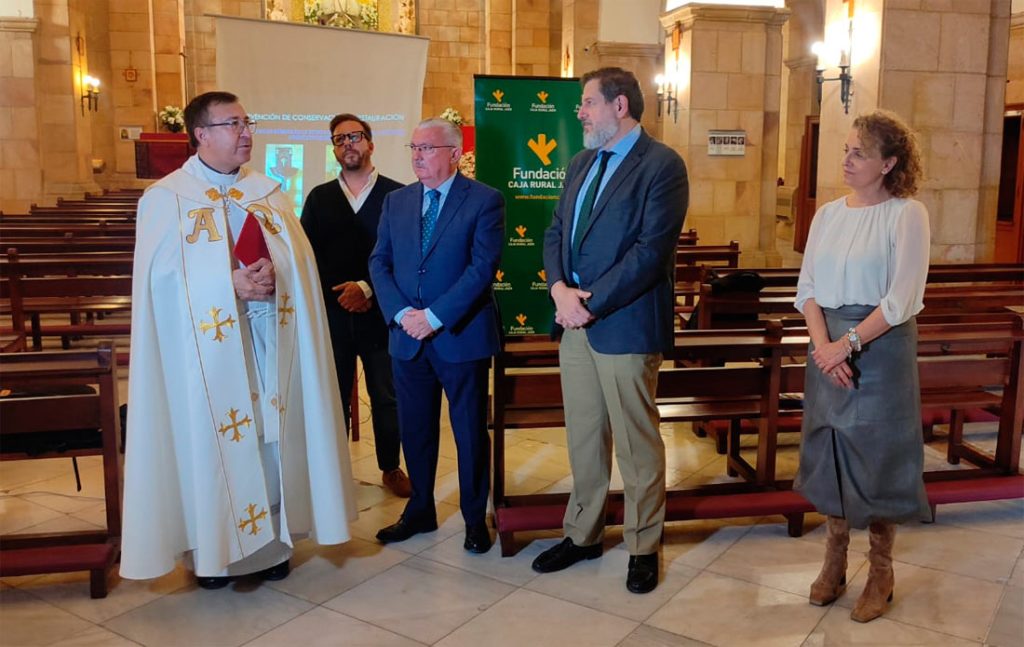 restauracion pilas agua bendita santuario virgen linarejos linares