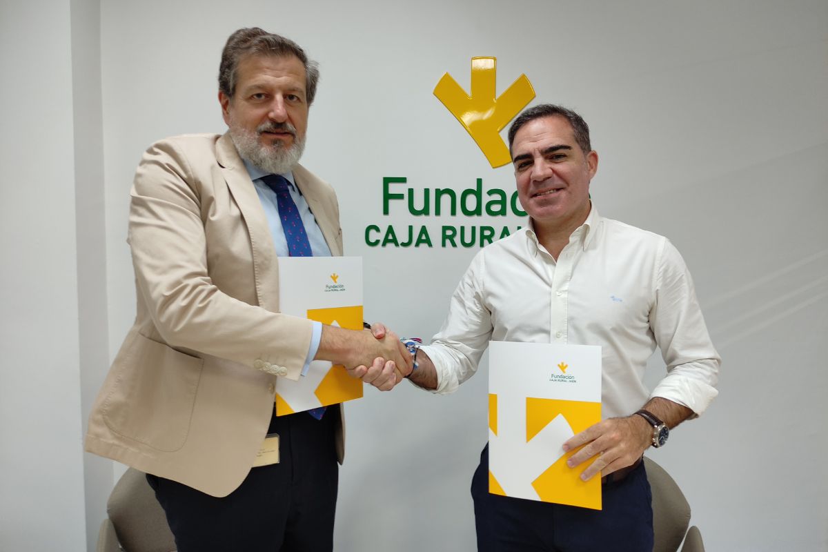Convenio Fundación Caja Rural de Jaén y AMPA Almazara