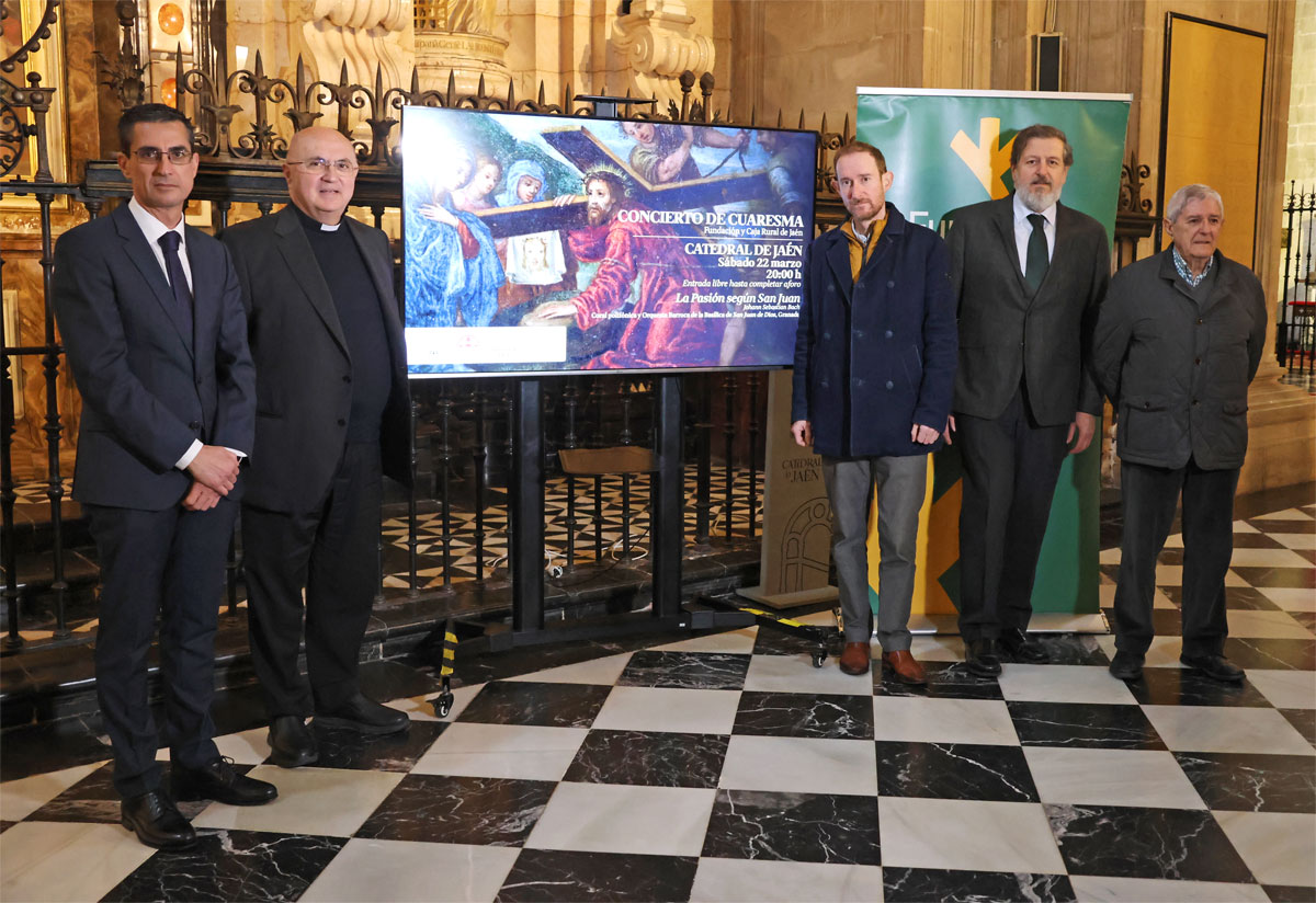 presentacion concierto cuaresma pasion segun san juan fundacion caja rural jaen