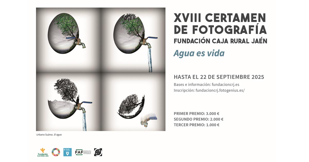 certamen de fotografía fundacion caja rural jaen agua es vida