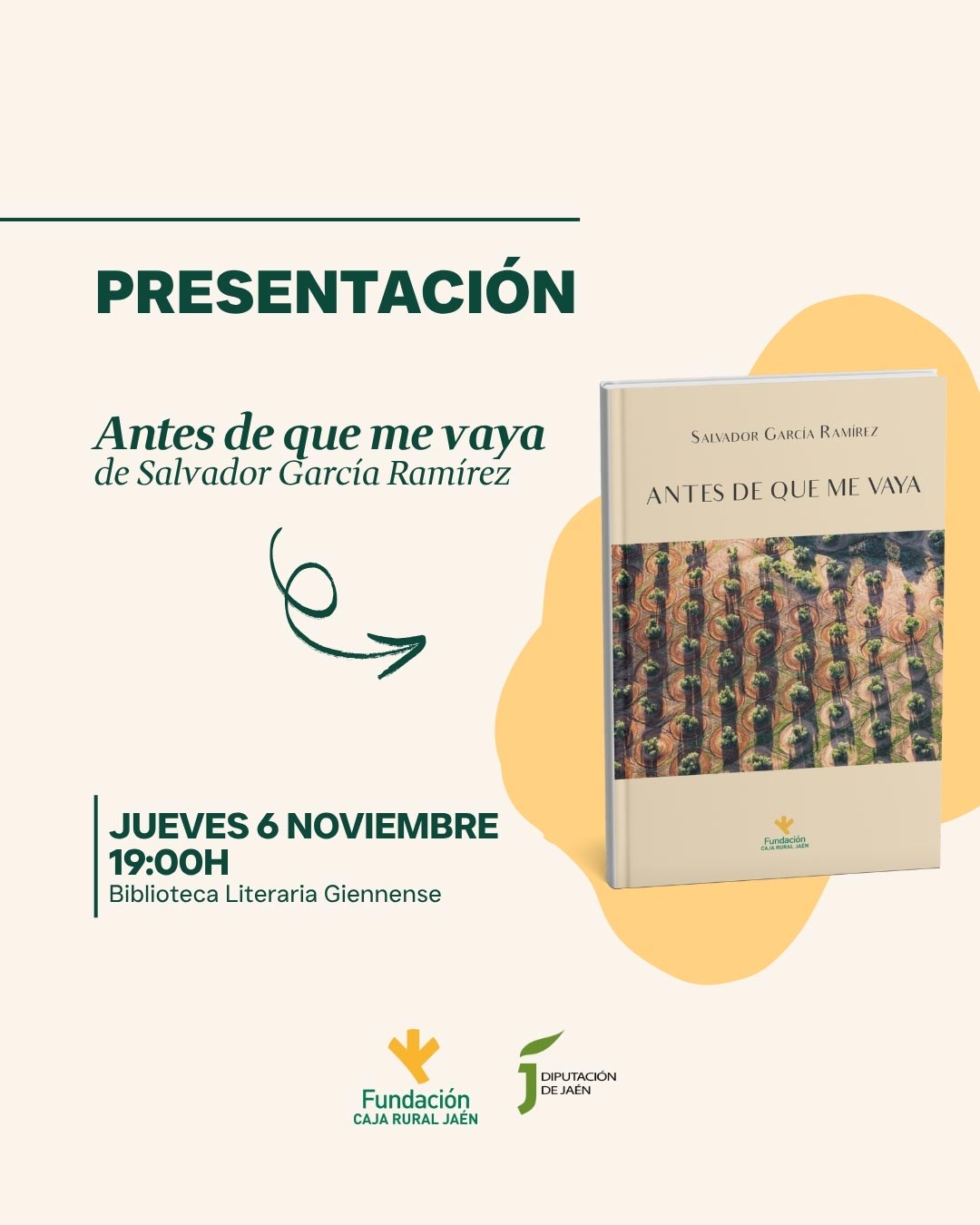 Presentación del libro ‘Antes de que me vaya’