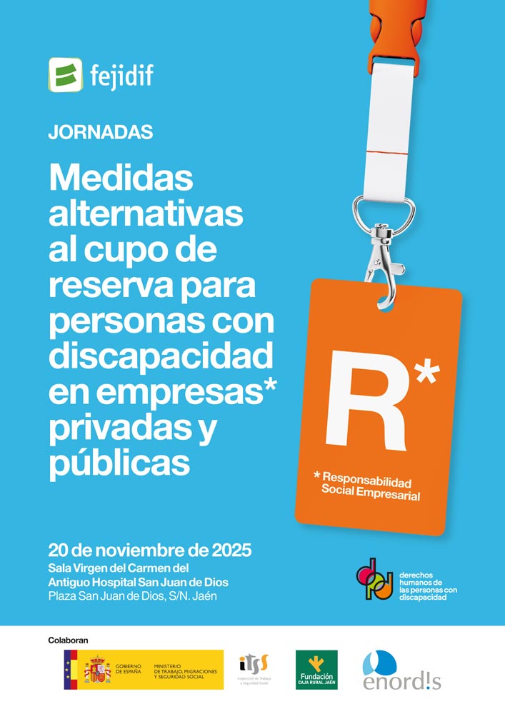 Jornadas ‘Medidas alternativas al cupo de reserva para personas con discapacidad en empresas públicas y privadas’