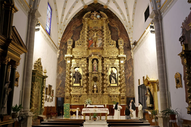 restauracion pinturas altar mayor convento nuestra señora piedad torredonjimeno